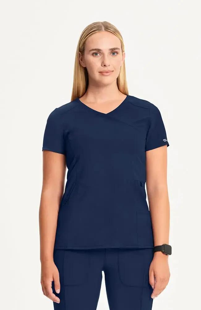 Cherokee Infinity Women's Mock Wrap Scrub Top 2625A Simply Scrubs Australia